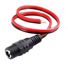 5 ADET -  DC JACK 2.1MM  DİŞİ KABLOLU