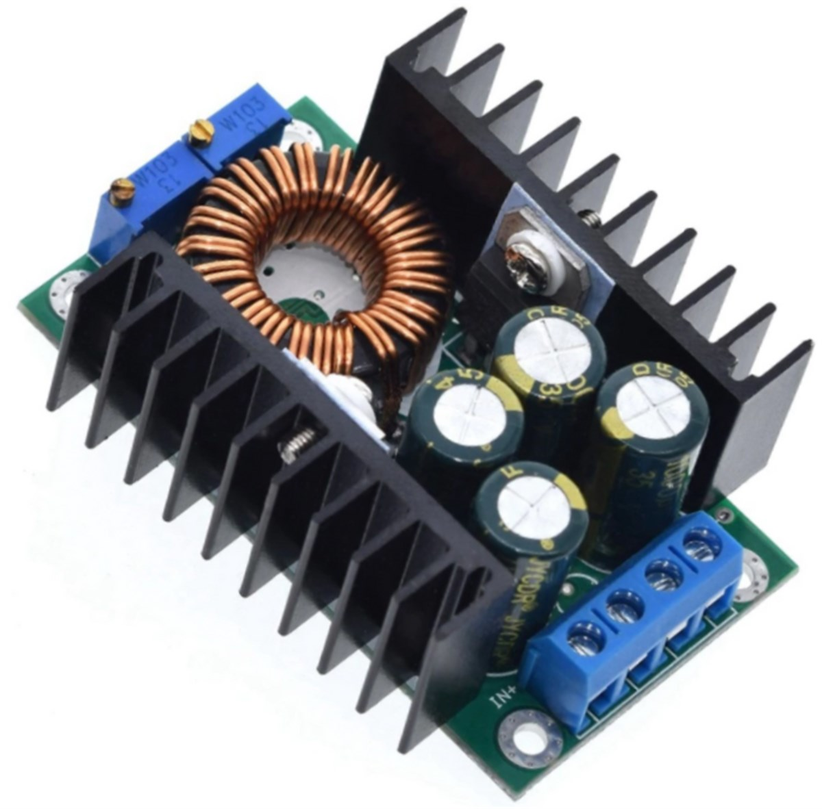 XL4016 9A - 10A 300W DC-DC Akım Voltaj Düşürücü Regülatör Güç Kaynağı Modülü