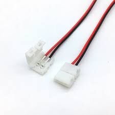 ŞERİT LED KONNEKTÖRÜ KABLOLU 2PİN 15 CM