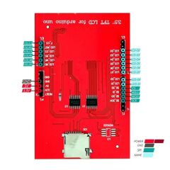 Arduino UNO R3  3.5” TFT LCD Ekran Modül Resiztif Dokunmatilk Panel