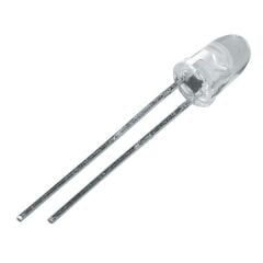 10 ADET- 5MM Kırmızı Şefaf Led