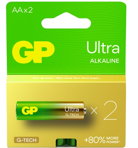 GP ULTRA ALKALIN AA BOY KALEM PIL X2