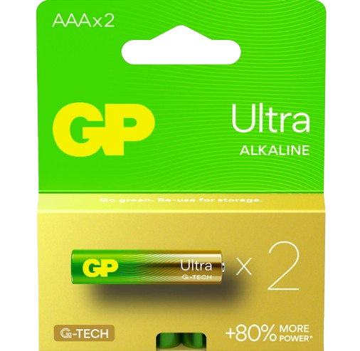 GP ULTRA ALKALIN AAA BOY İNCE PİL X2