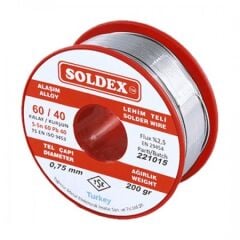 SOLDEX 60/40 0.75MM 200GR LEHİM TELİ