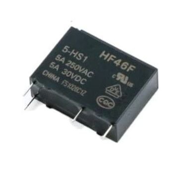 HF46F 5-HS1 5A 250VAC 5A 30VDC 4 PİN KOMBİ ROLESİ HF