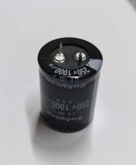 1000UF 250V   105C 30X40   SNAP ALÜMİNYUM KONDANSATÖR