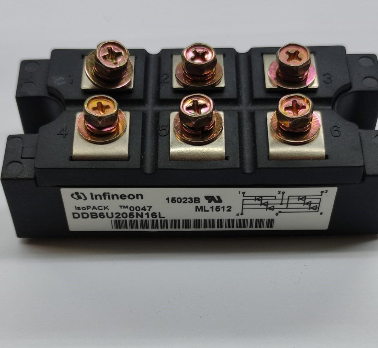 DDB6U205N16L 205A 1600V DIODE MODULE