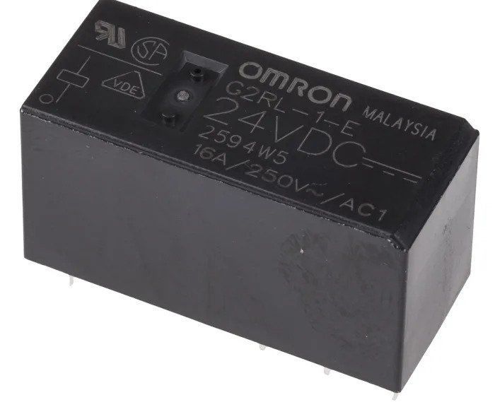 G2RL-1-E DC5   16A 5V   OMRON RÖLE
