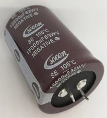 15000UF 63V    35X50 105C   SNAP ALÜMİNYUM KONDANSATÖR
