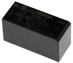 G2RL-2 DC12   12VDC 8A DPDT (2 Form C)   ÇİFT KONTAK OMRON RÖLE