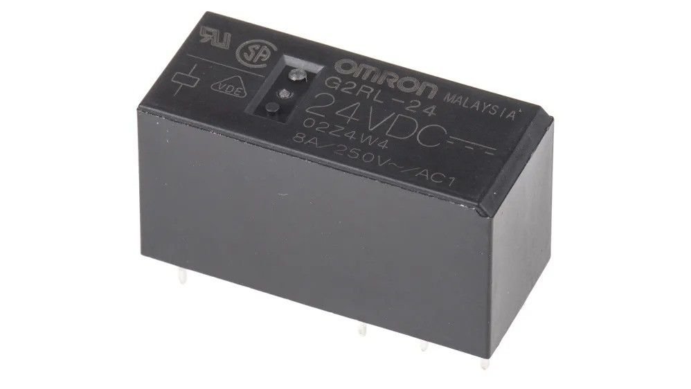 G2RL-24 DC24   24VDC 8A DPDT (2 Form C)   ÇİFT KONTAK OMRON RÖLE