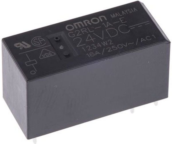 G2RL-1-E DC24   24VDC 16A DPDT (1 Form C)   TEK KONTAK OMRON RÖLE