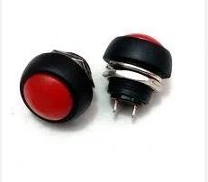 KIRMIZI PLASTİK BUTON PBS33B 16MM