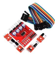 HW-096 4 Kanal Çizgi İzleyen Sensör Modülü Seti - ONLİNE ÖZEL FİYAT