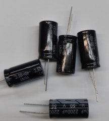 2200UF 50V   105C   ELEKTROLİTİK ALÜMİNYUM KONDANSATÖR