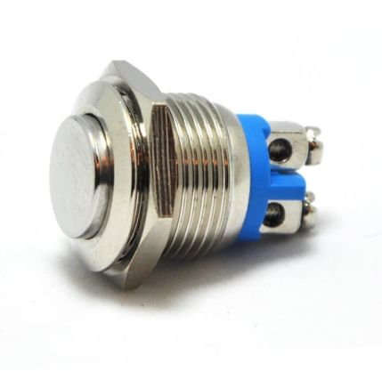16MM METAL BUTON NİKEL YAYLI ÇIKIK VİDA BACAK