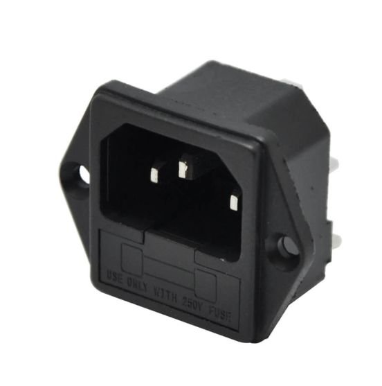 POWER SOKET ERKEK SİGORTA YUVALI KULAKLI