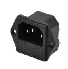 POWER SOKET ERKEK SİGORTA YUVALI KULAKLI