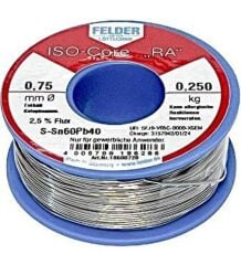 FELDER LEHİM TELİ 0.75MM 250GR 60/40