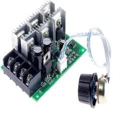 Ayarlı 2000W DC 9V-55V 40A PWM DC Motor Hız Kontrol Regülatörü Cihazı