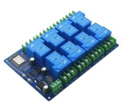 ESP8266 ESP12-F DC 7-28V/5V 8 KANAL 30A WIFI RÖLE MODÜLÜ