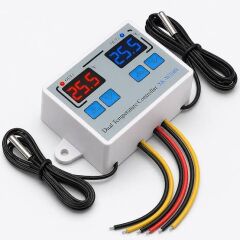 XK-W1088 12V AC  İkili Sıcaklık Kontrollü Termostat