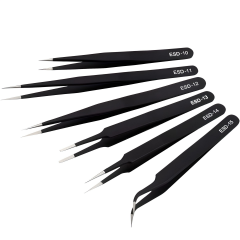 6'Lı Antistatik Hassas Paslanmaz ESD Cımbız Seti