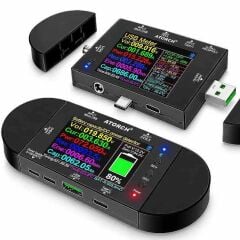 UD24 USB 2.4 Bluetooth Type-c - Micro usb Dijital Voltaj Akım Güç ve Kapasite Ölçer