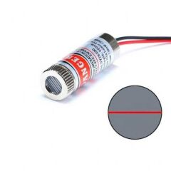 Çizgi Kafalı Lazer DC 3-5V 12mm 650nm 5mw Kırmızı