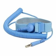 ESD BİLEKLİK SETİ 10MM MAVİ BANANA VE KROKODİL