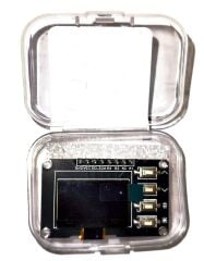 0.96 1315 4P BTN-B -  0.96'' inc 128X64 4 PİN BUTONLU OLED GRAFİK LCD EKRAN MAVİ