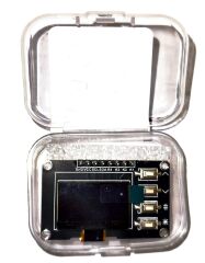 0.96 1315 4P BTN-B -  0.96'' inc 128X64 4 PİN BUTONLU OLED GRAFİK LCD EKRAN MAVİ
