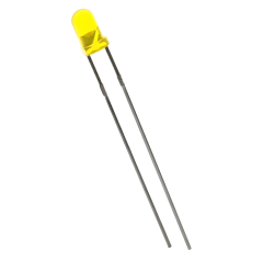 10 ADET - 12V LED AMPUL TEL BACAK SARI 