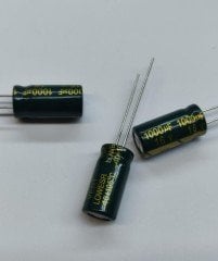1000UF 16V 105C 8X16   ELEKTROLİTİK ALÜMİNYUM KONDANSATÖR