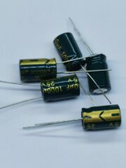 1000UF 25V 105C 10X17   ELEKTROLİTİK ALÜMİNYUM KONDANSATÖR
