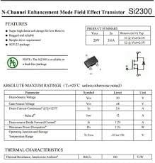SI2300DS N-Channel 30 V (D-S) MOSFET