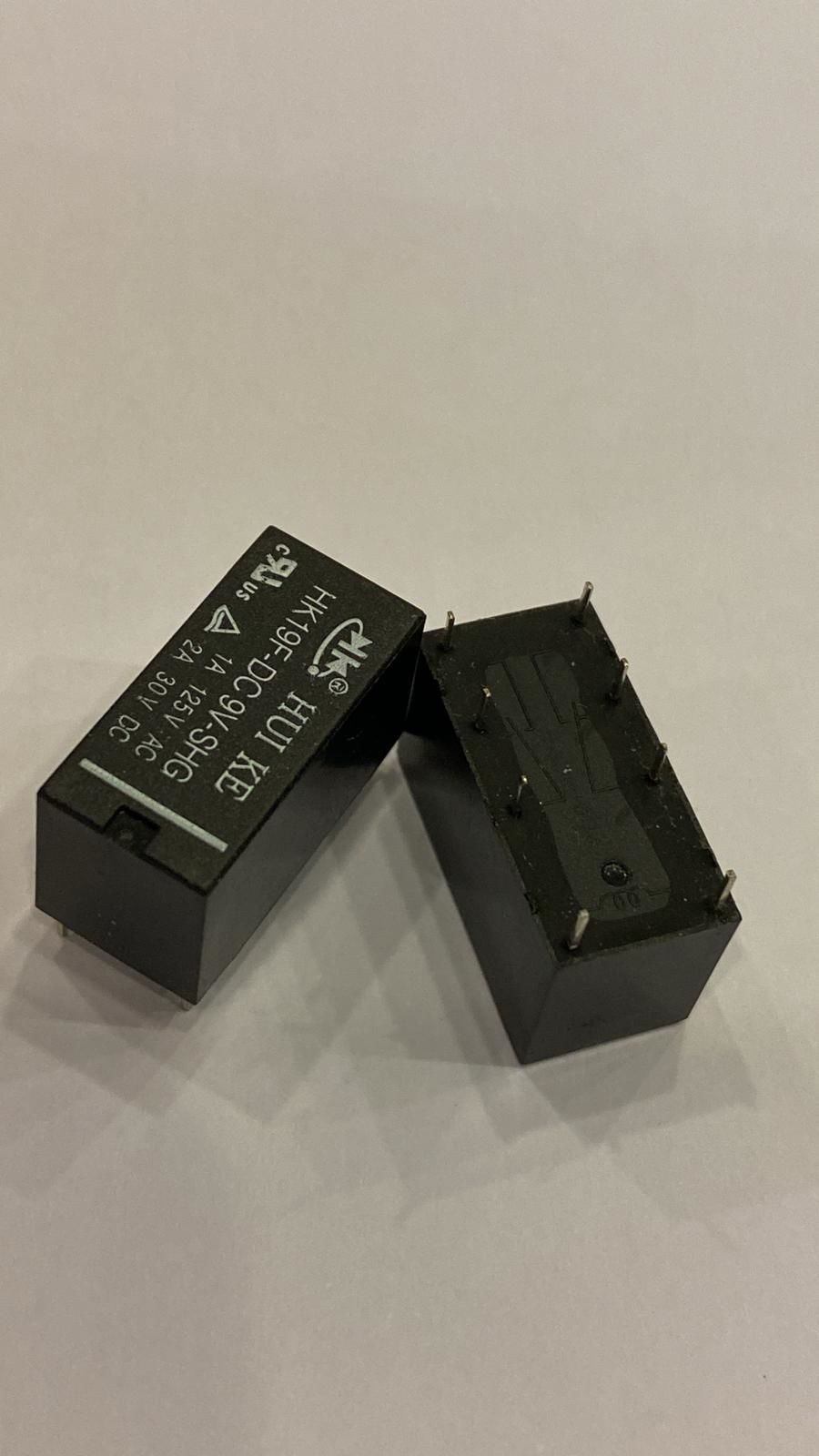 HK19F-DC9V-SHG   9V   8 PİN ÇİFT KONTAK TELEKOM RÖLE