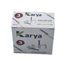 5 ADET -  KARYA ÇELİK ÇİVİLİ KROŞE