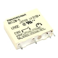 NY12W-K   12VDC 5A   TEK KONTAK YASSI RÖLE