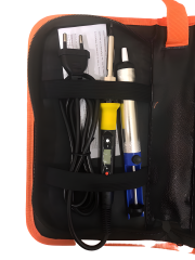 80W Ayarlanabilir Dijital Göstergeli Çantalı Havya Kiti Full Lehim Seti