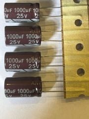 1000UF 25V  105C 10x17  ELEKTROLİTİK ALÜMİNYUM KONDANSATÖR