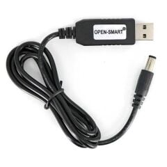 USB - BARREL JACK Voltaj Yükseltici (Giriş 5V - Çıkış 9V ) USB Güçlendirici