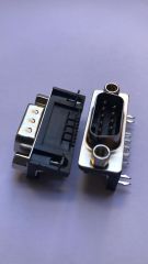 1037 9 Pin Lehim Tipi 9M Erkek 90C / 90 Derece D-SUB Konnektör