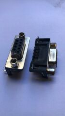 1037 9 Pin Lehim Tipi 9F Dişi 90C / 90 Derece D-SUB Konnektör