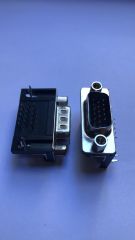 1038 15 Pin Lehim Tipi 15M 3 Sıra Erkek 90C / 90 Derece D-SUB Konnektör