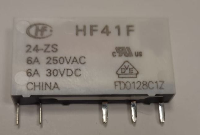 HF41F/24-HST   6A 250VAC/30VDC   5 PİN RÖLE