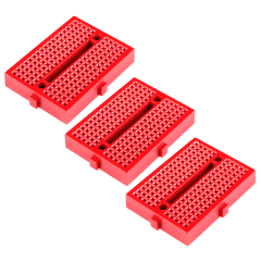 5 ADET KIRMIZI - SYB-170 MİNİ BREADBOARD 170 NOKTALI MİNİ BORD