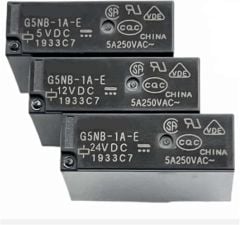 G5NB-1A-E   5VDC 5A 250VAC   OMRON 4 PİN KOMBİ RÖLESİ