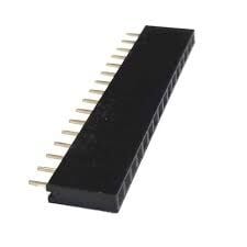 DS1023-1X16S21 16PİN 1X16  2.54MM DİŞİ THT V/T TRAY PIN HEADER