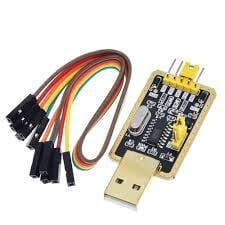 Arduino Ch340g Rs232 Usb-Ttl Serial Communication Converter Module + 9 Small Cables